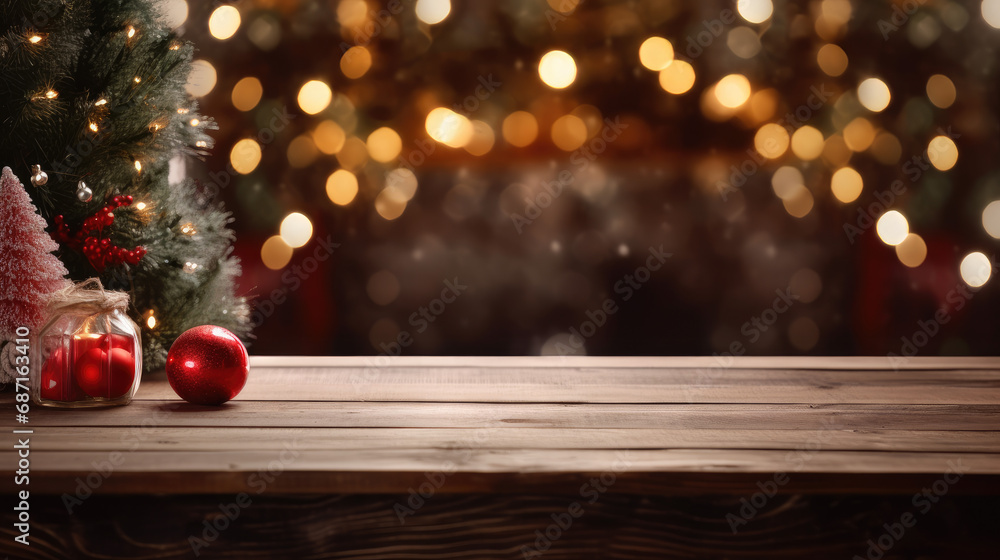 christmas decoration on wooden background christmas decoration on wooden background