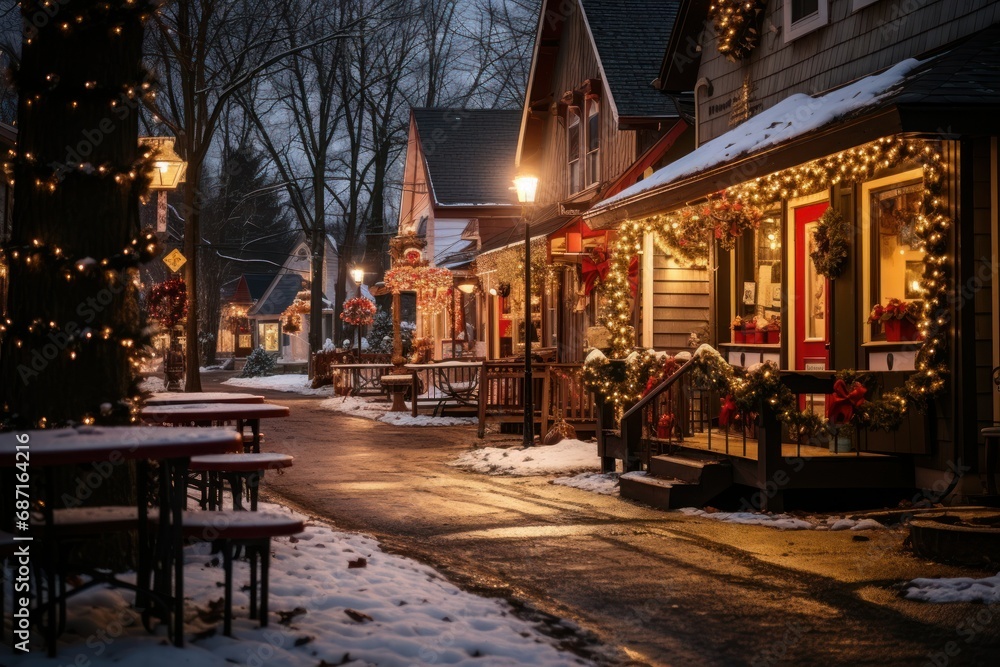 Christmas in Small Towns - Generative AI