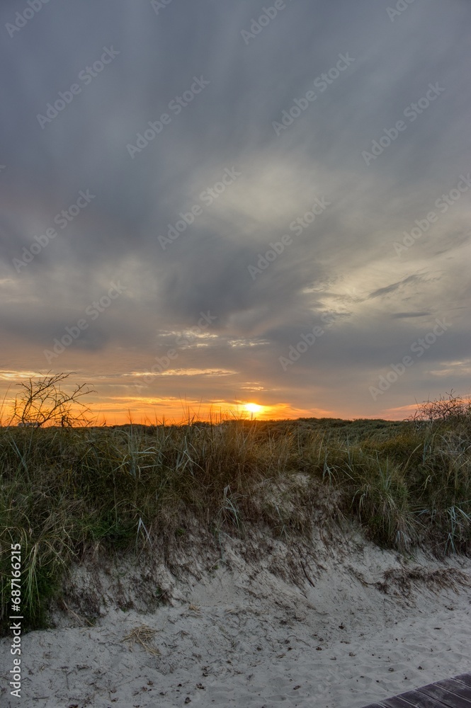 Sonnenuntergang am Strand von Juist Sonnenuntergang am Strand von Juist