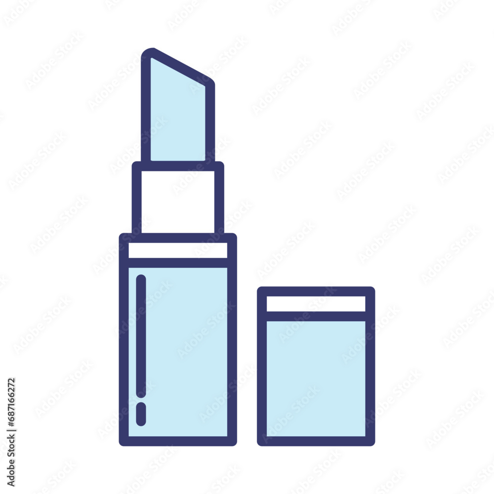 Lipstick cosmetic flat icon for apps and websites Lipstick cosmetic flat icon for apps and websites