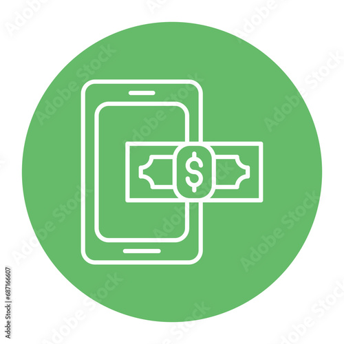 Online Cash Payment Icon