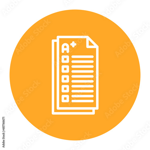 Report Card Icon