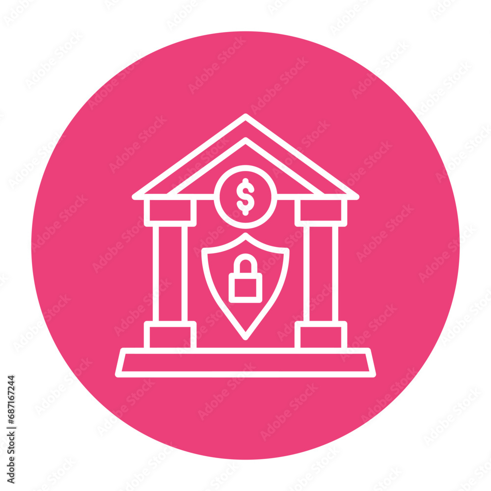 Banking Security Icon Banking Security Icon