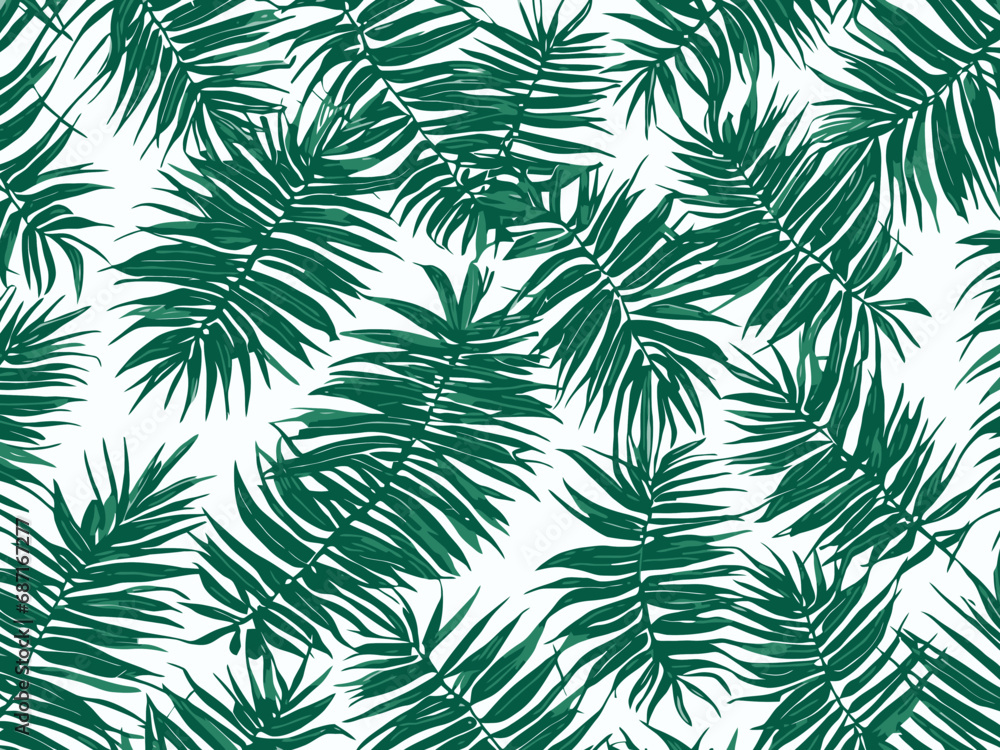 Paradise Greens: A Lush Tapestry of Tropical Palms