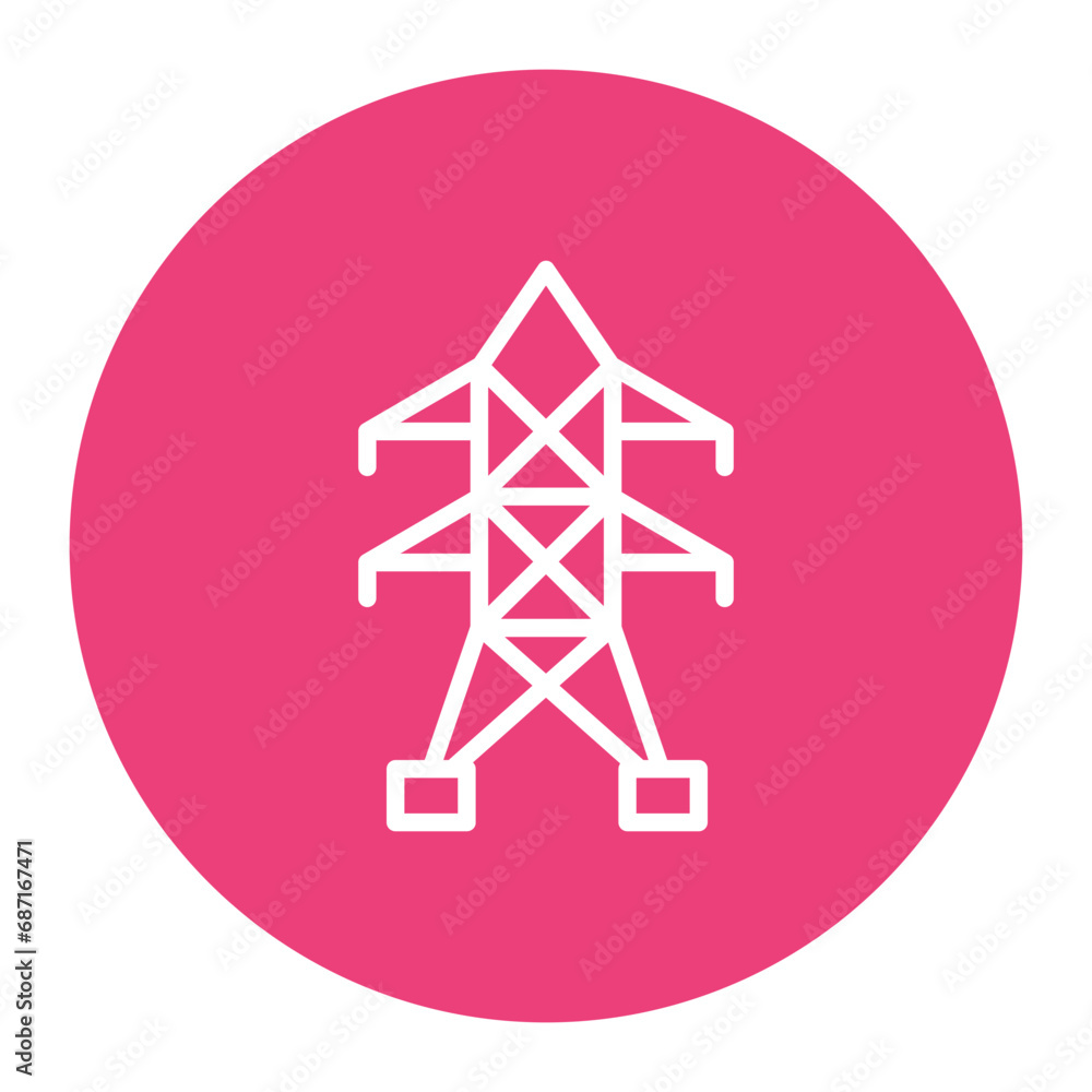 Electric Pole Icon Electric Pole Icon