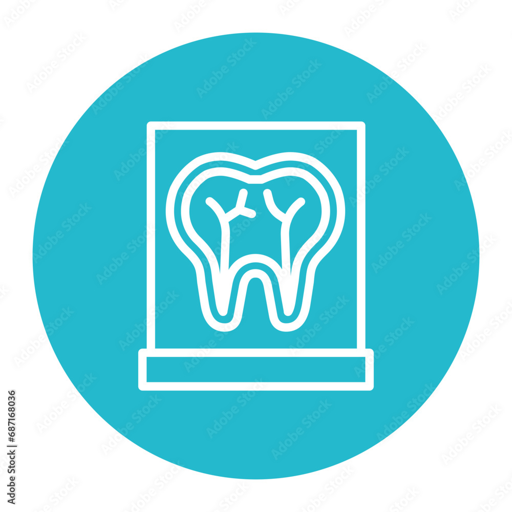 Tooth Xray Icon Tooth Xray Icon