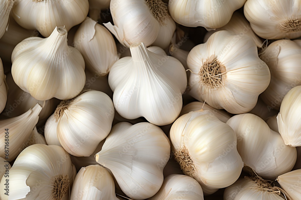 Garlic background, garlic texture. Garlic background, garlic texture.