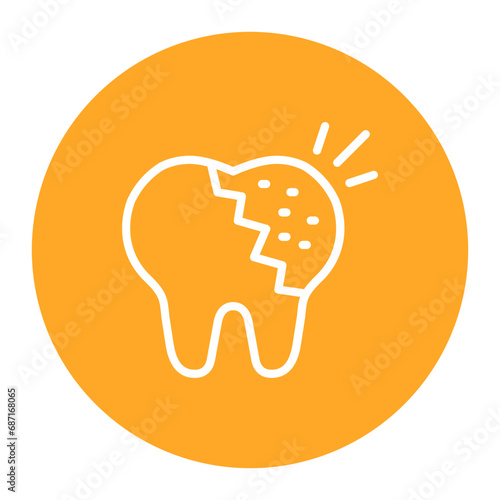 Tooth Decayed Icon