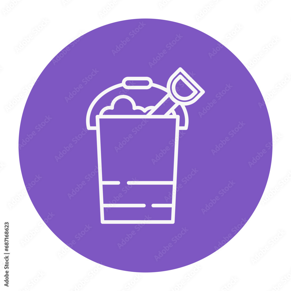 Sand Bucket Icon Sand Bucket Icon