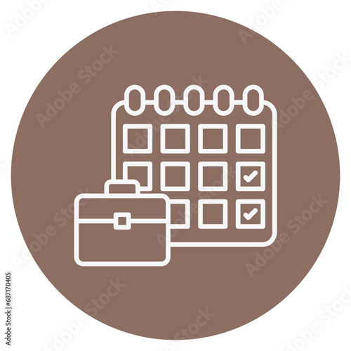 Business Calendar Icon