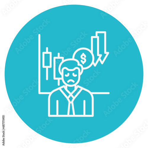 Businessman Sad Icon