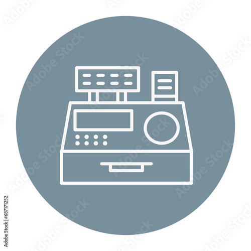 Cashier Machine Icon
