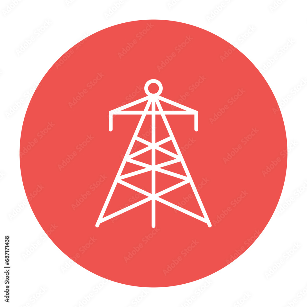Transmission Tower Icon Transmission Tower Icon