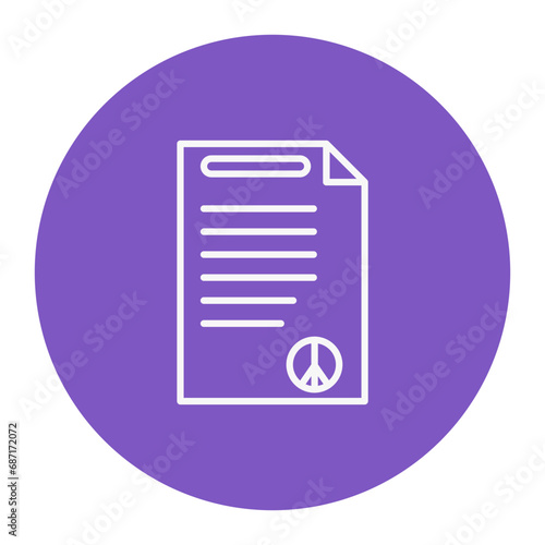 Peace Treaty Icon