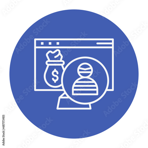 Online Robbery Icon