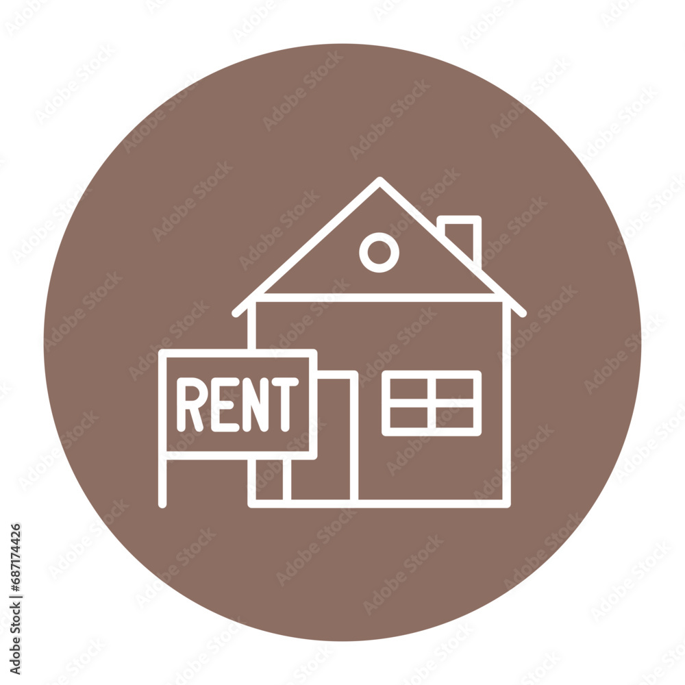 Rent House Icon Rent House Icon
