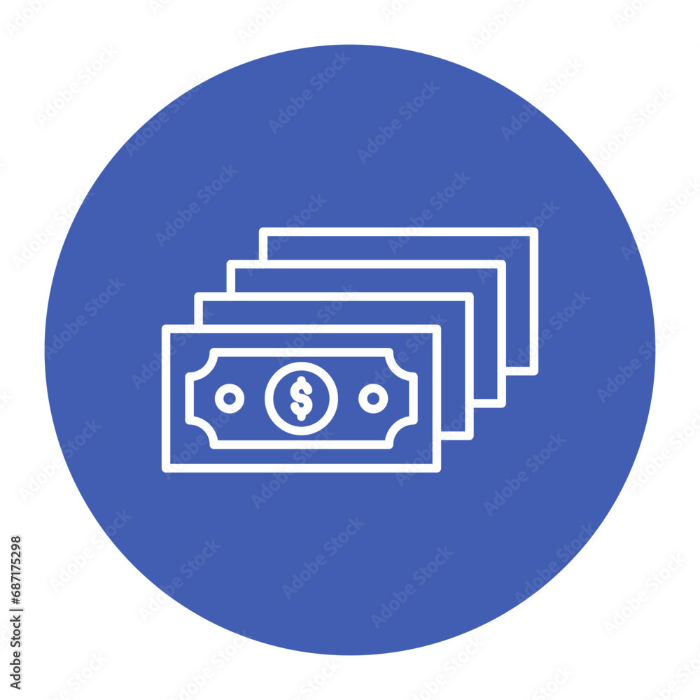 Cash Bundle Icon Cash Bundle Icon