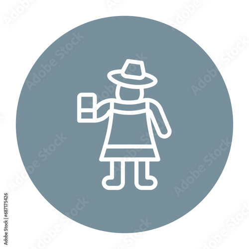Woman Taking Selfie Icon