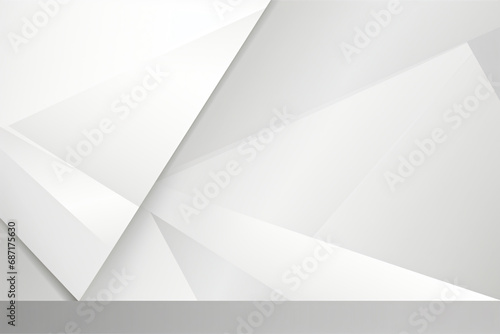Abstract white and grey background. Diagonal Geometric Line white abstract background Illustration. Graphic banner and advertising design layout. 
