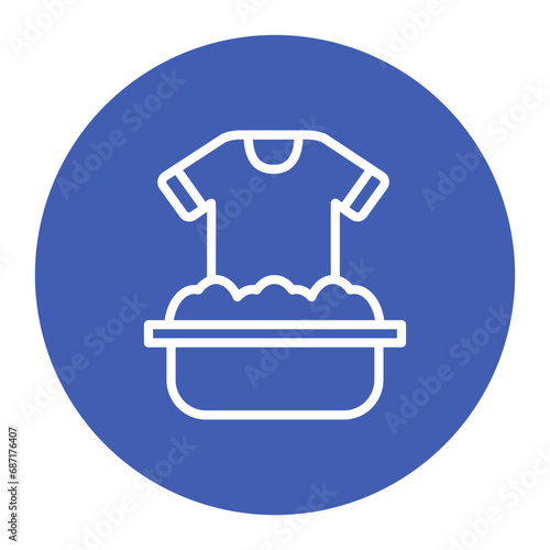 Hand Washing Clothes Icon