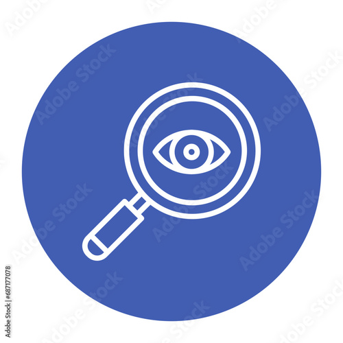 Eye Magnifier Icon