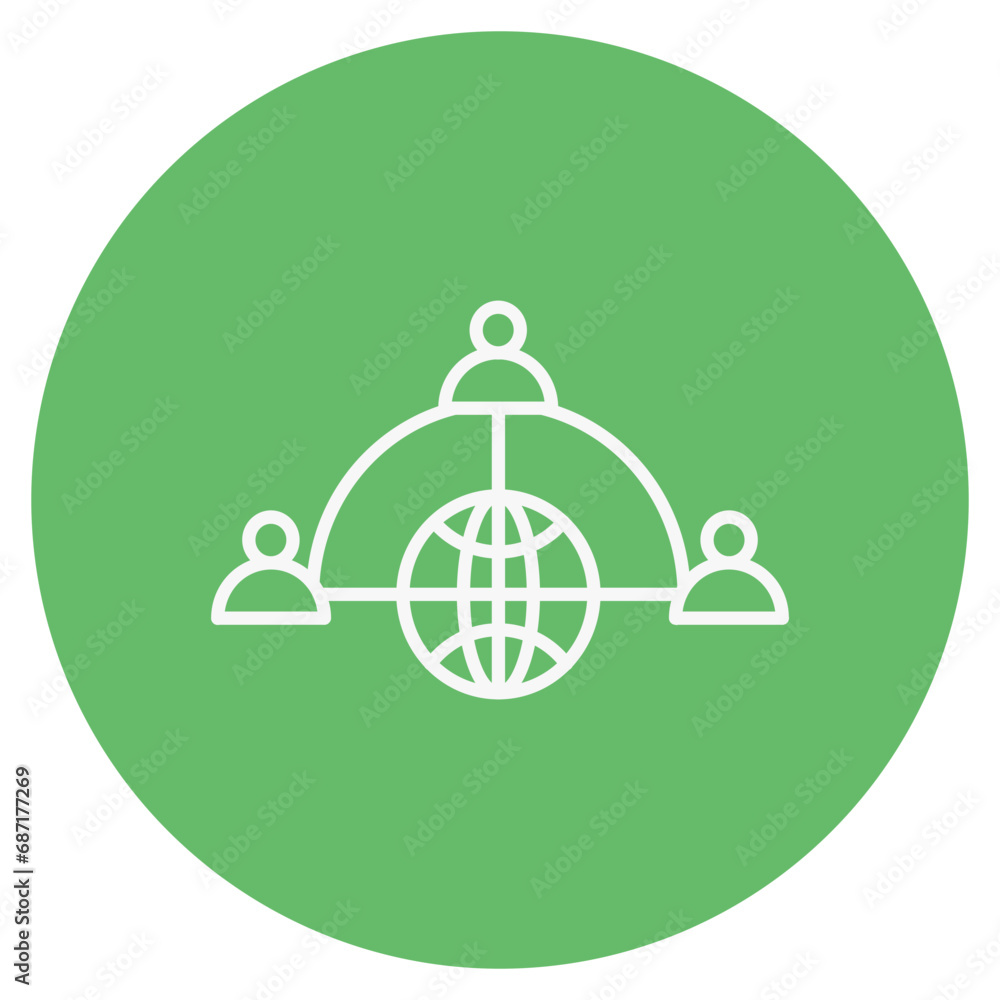 Global Partnership Icon Global Partnership Icon