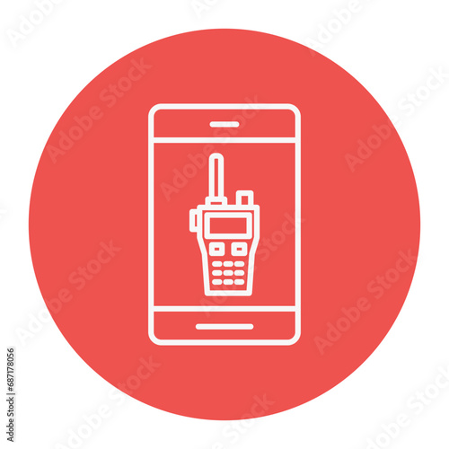 Mobile Radio Icon