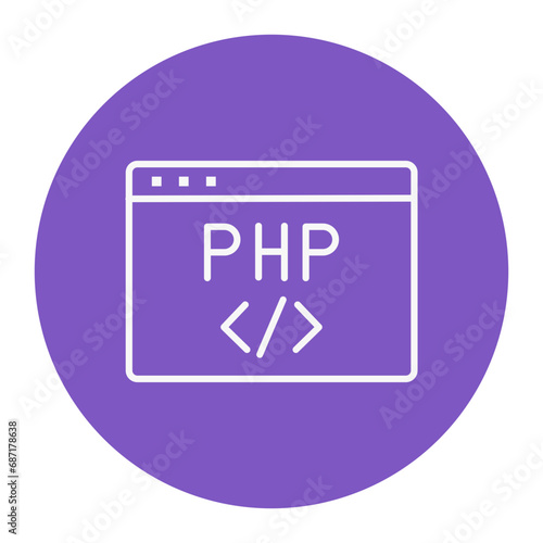 PHP Coding Icon