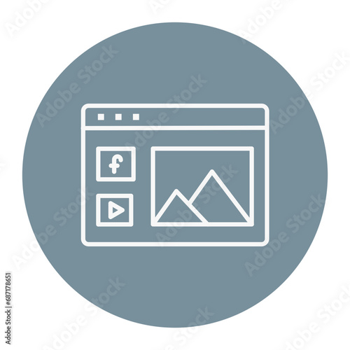 Online Content Icon