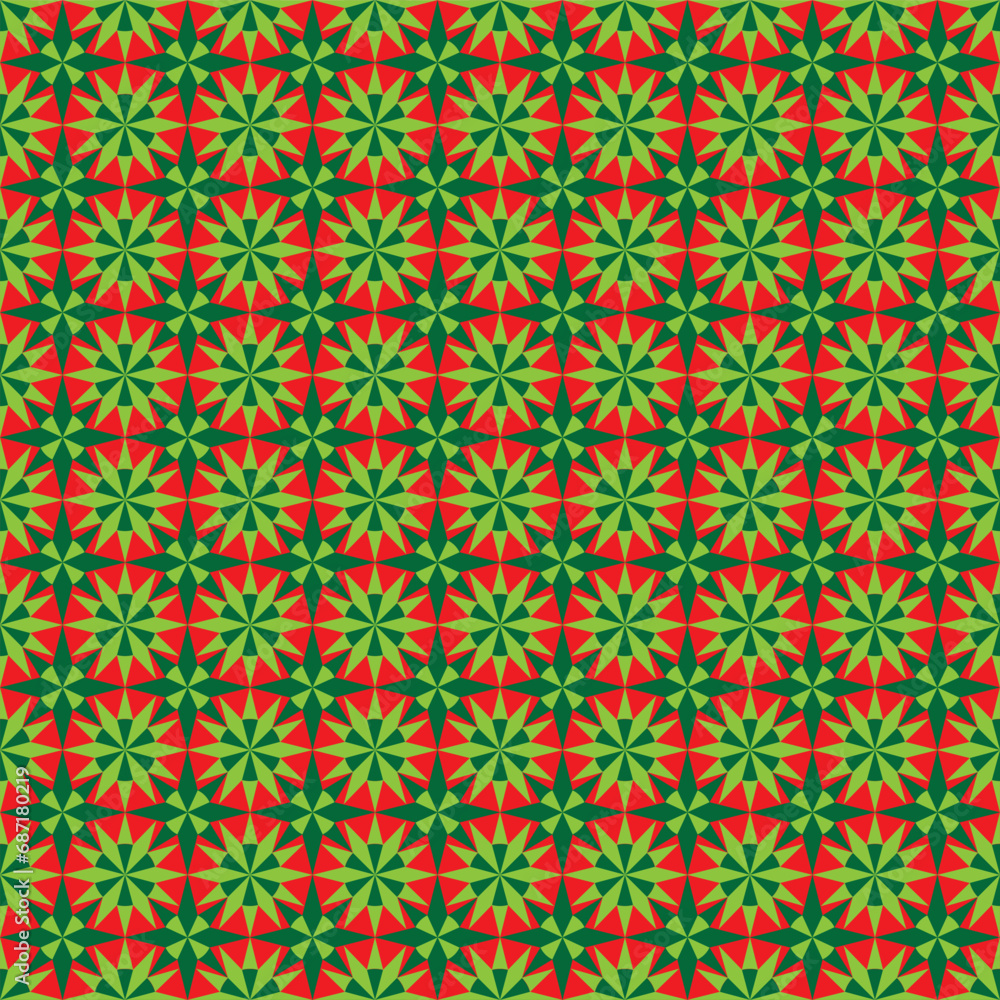 Christmas wrapping paper pattern. Seamless xmas gift wrap geometric pattern background. Christmas wrapping paper pattern. Seamless xmas gift wrap geometric pattern background.