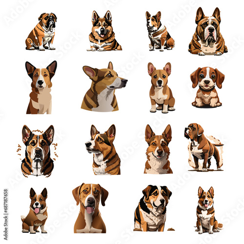 set of dogs