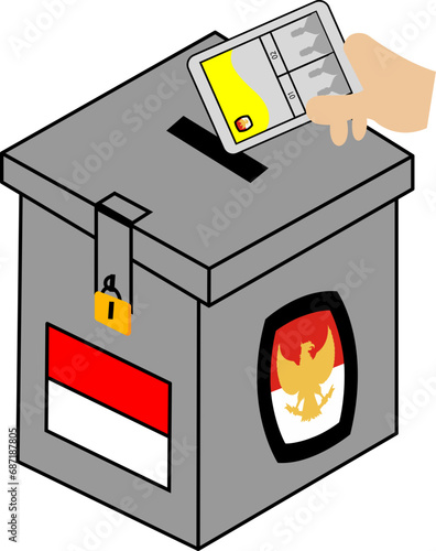 Indonesian election day