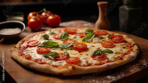 Fresh Homemade Italian Pizza Margherita