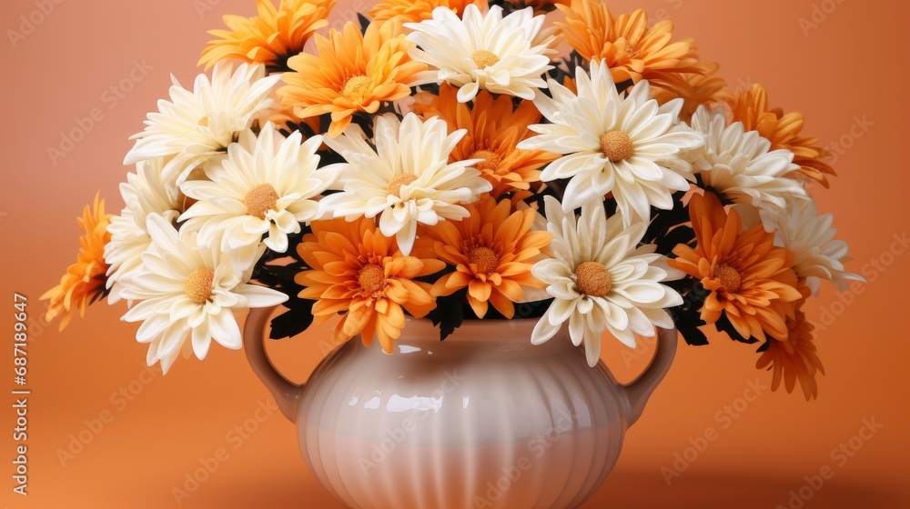 White Vase Flowers On Light Background, Background Image, Desktop Wallpaper Backgrounds, HD