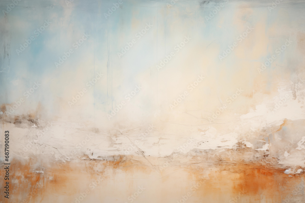 Abstract Painting of a Beach