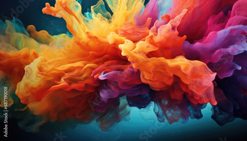 Kaleidoscopic Harmony: Colors in Motion photo