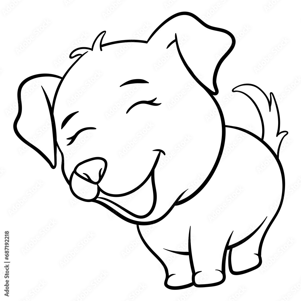 Cute animal illustration on isolated white background, cool for stickers, logos, t-shirts, coloring books, etc. Cute animal illustration on isolated white background, cool for stickers, logos, t-shirts, coloring books, etc.