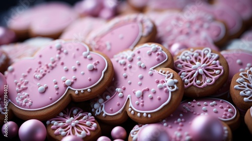 Pink Valentines Day Heart Cookies Cooling, Background Image, Desktop Wallpaper Backgrounds, HD