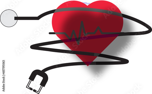 Wallpaper Mural National Heart month icon Torontodigital.ca