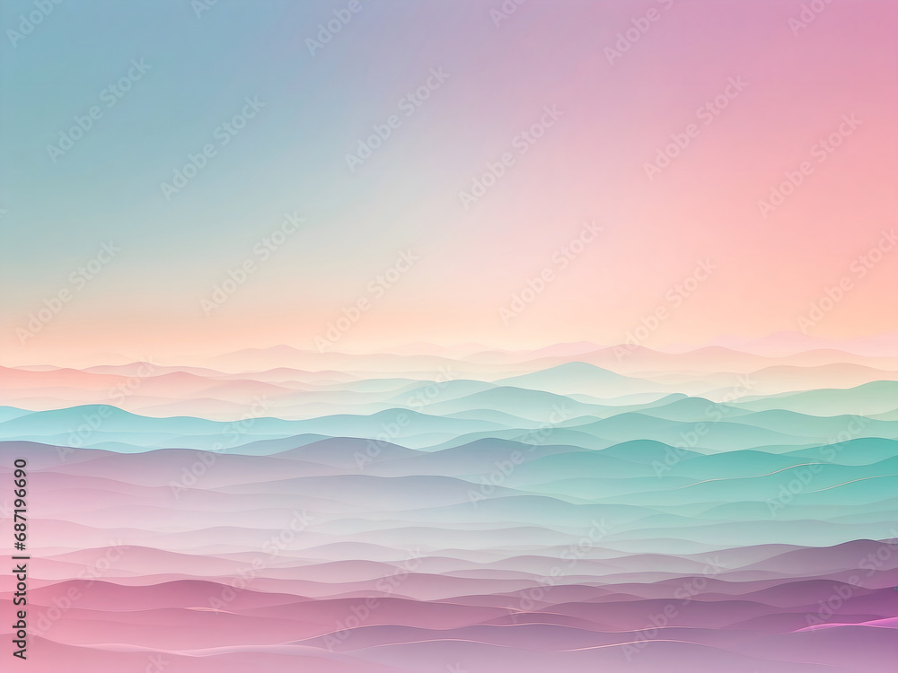 A multi layered color gradient abstract background  
