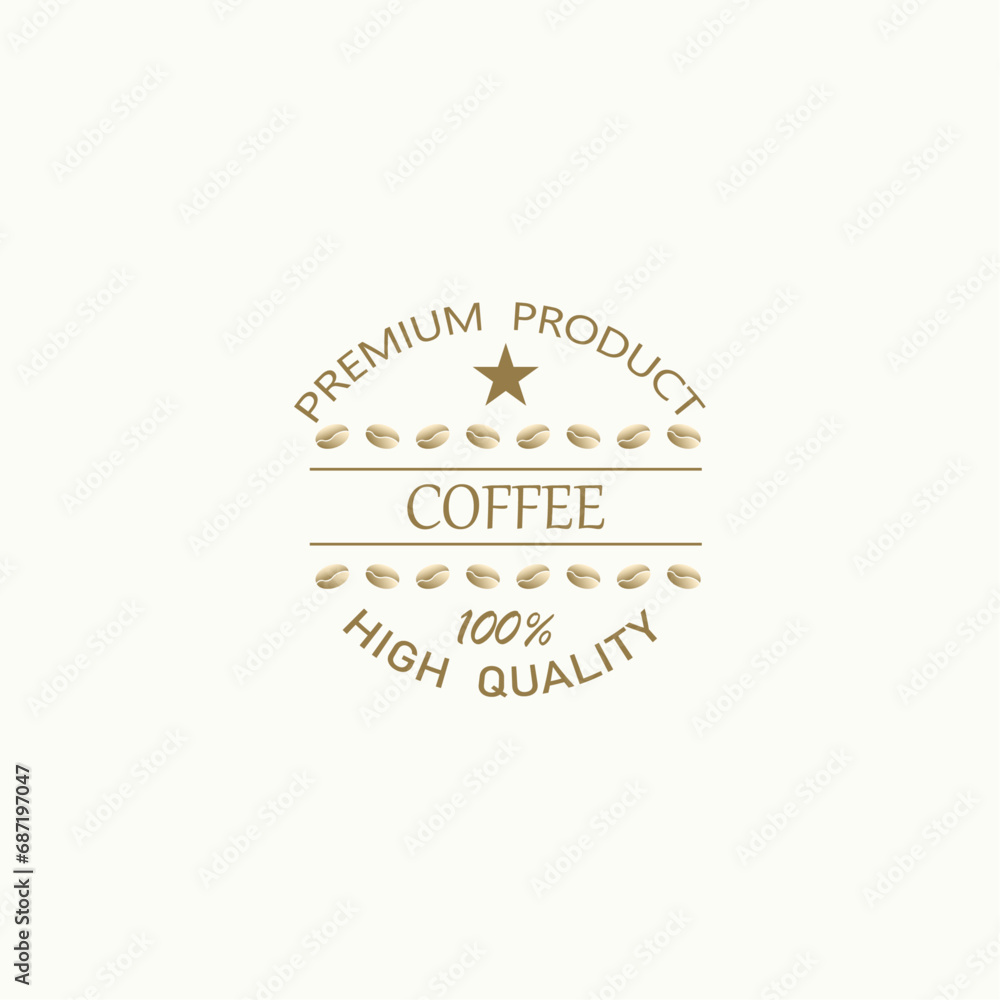 Coffee sticker Coffee sticker