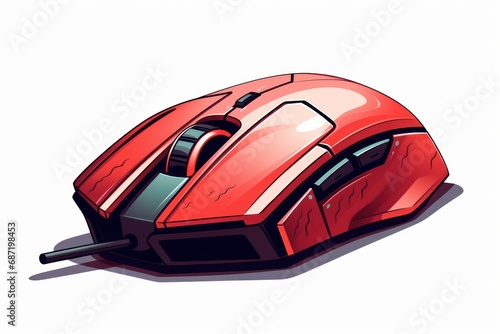 Gaming Mouse icon on white background