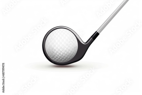 Golf icon on white background