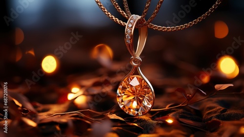 Diamond Necklace On Rope, Background Image, Desktop Wallpaper Backgrounds, HD