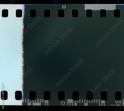 film picture frame, picture place, film stock. 