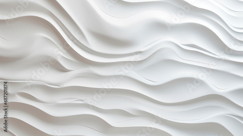 Plain white ceramic texture. Generative AI photo