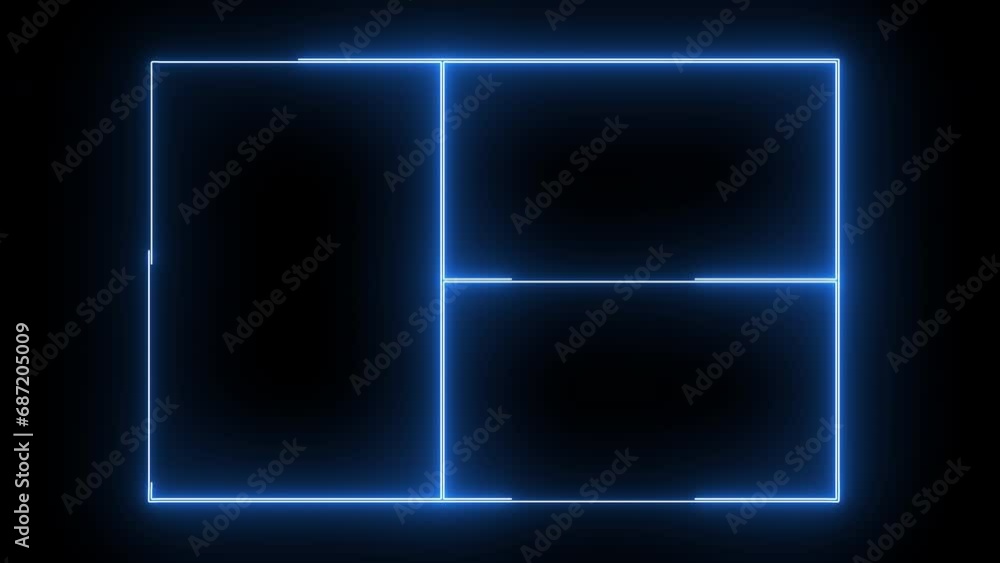 Benin flag animation with a glowing neon effect Benin flag animation with a glowing neon effect