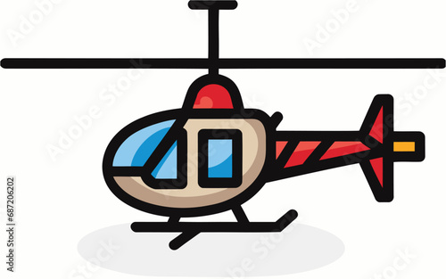 illustration of a helicopter