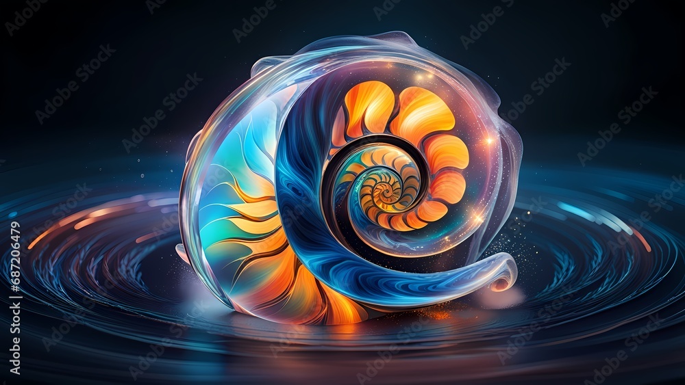 blue water element nautilus concept background, splash fluid wallpaper motion blue water element nautilus concept background, splash fluid wallpaper motion