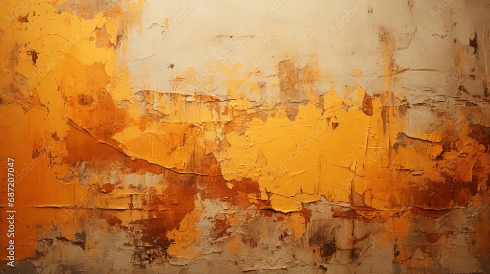 Abstract Grunge Orange Yellow Background Texture, Background Image, Desktop Wallpaper Backgrounds, HD